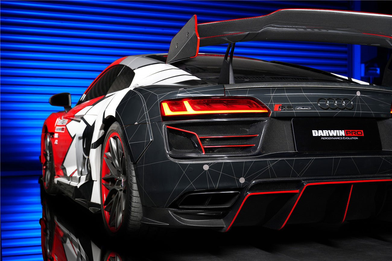 2016 - 2019 Audi R8 GEN2 V10 PLUS Coupe ONLY IMPII Carbon Fiber Trunk Wing with  Base